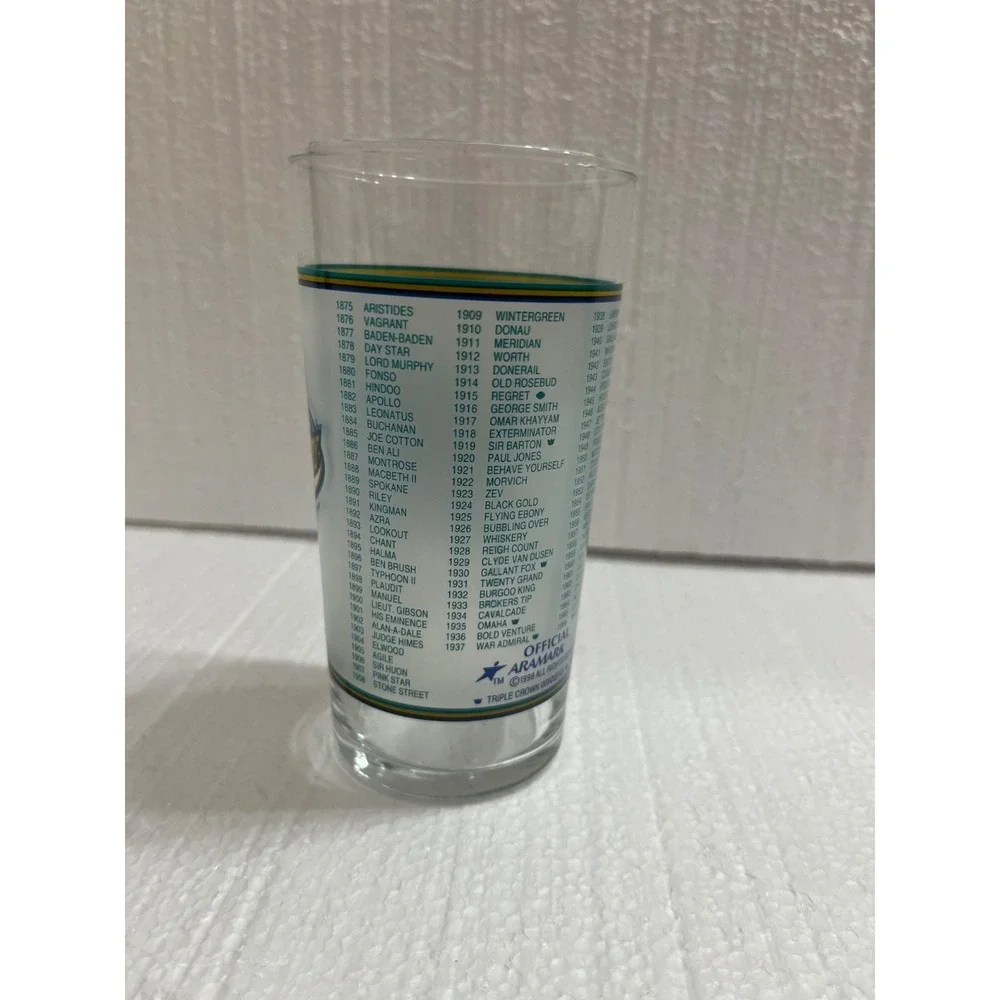 Officially Licensed Kentucky Derby 135 Mint‎ Julep Glass Souvenir Horse Racing